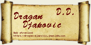 Dragan Đapović vizit kartica